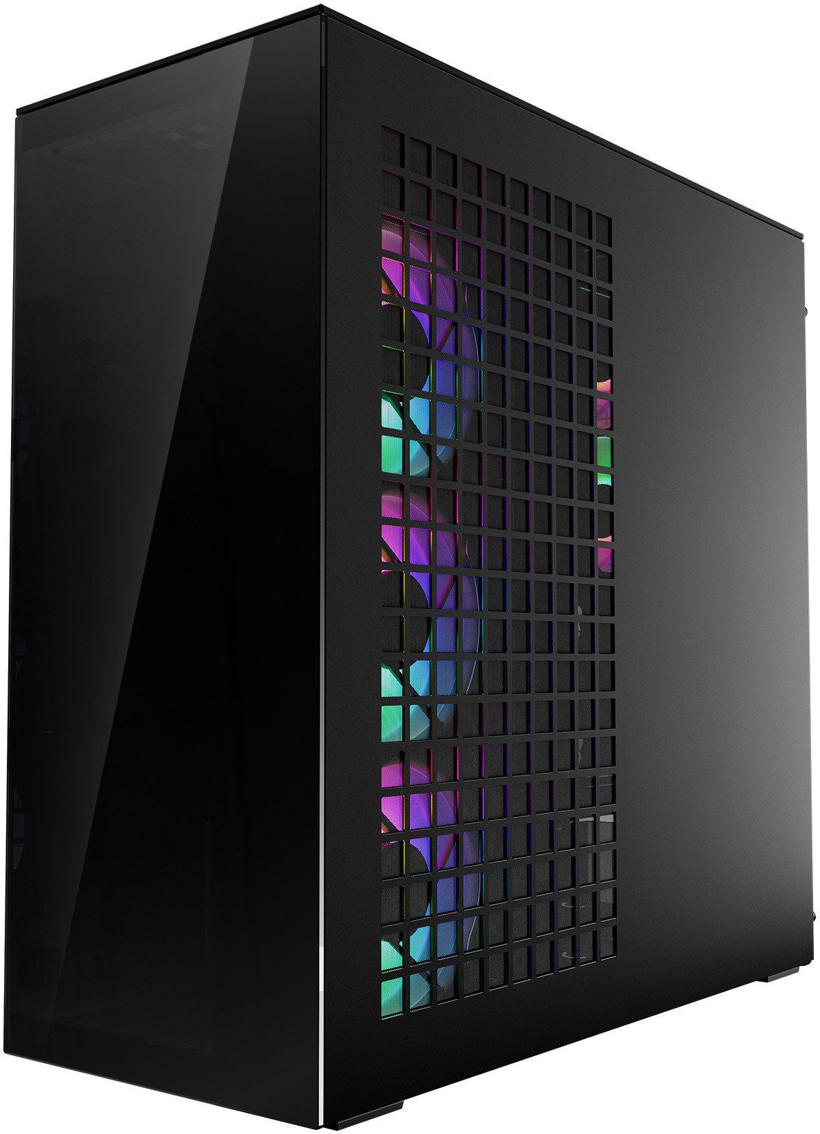 Kuti PC Arctic Xtender VG, mid tower, panel xhami i temperuar, A RGB, montim vertikal GPU, e zezë