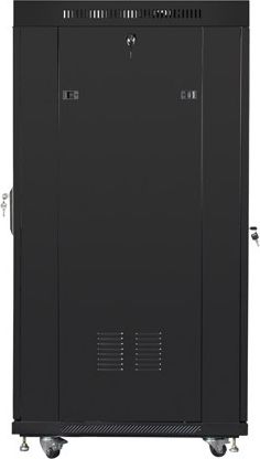 Kabinet rrjeti Lanberg Standing 19", 22U, me ventilatorë, i zi