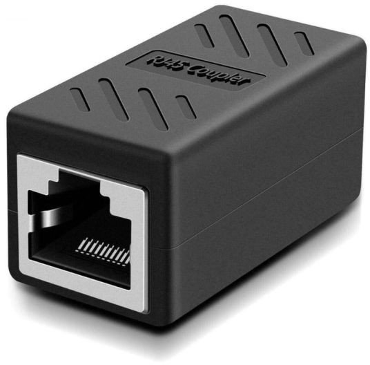 Adapter rrjeti RoGer RJ45COUPBK, RJ45 8P8C, Cat 5e UTP, i zi