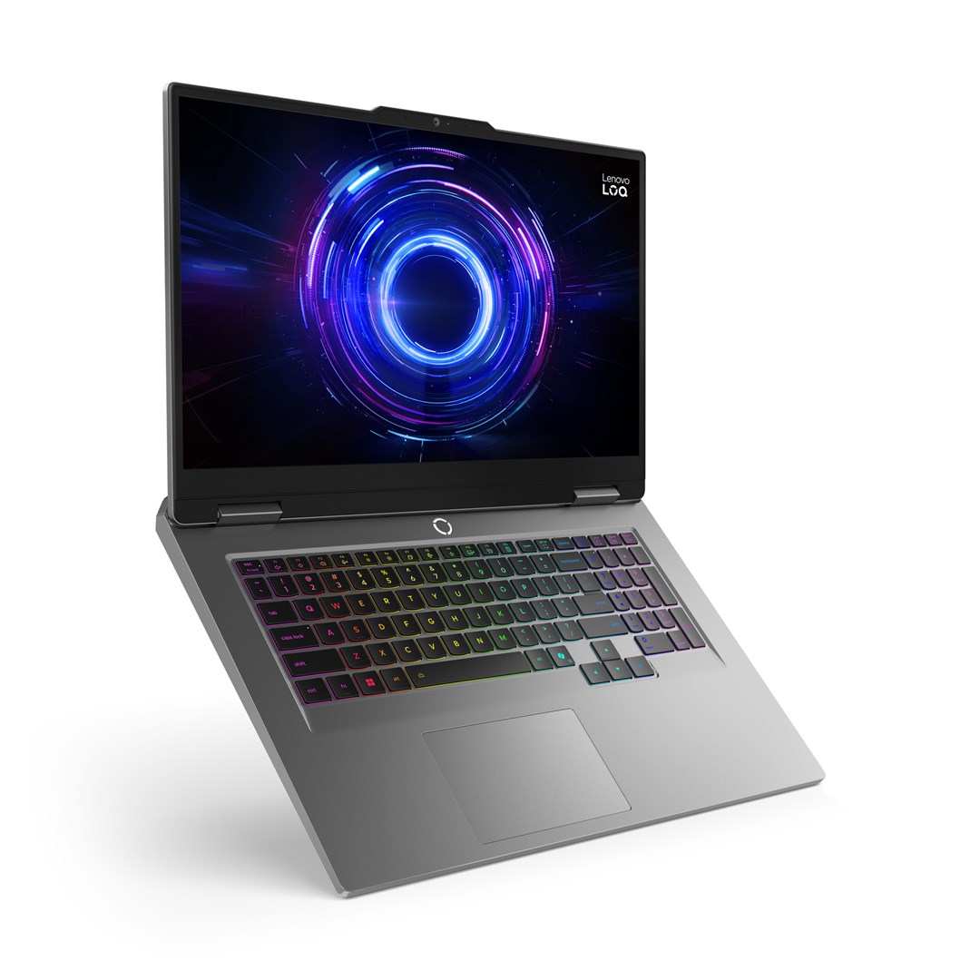 Laptop Lenovo LOQ 17IRX10, 17.3″ IPS FHD 165Hz, i5-13450HX, 16GB, 512GB SSD, GeForce RTX 5050, i hirtë