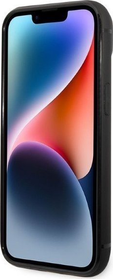 Futrollë Karl Lagerfeld KLHCP14MCSSK për iPhone 14 Plus, hardcase me xhep kartelash, e zezë