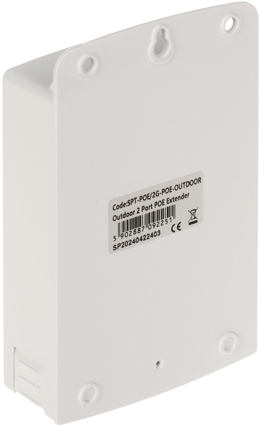 Extender rrjeti SPT, Ethernet PoE outdoor, 2 porta, i zi