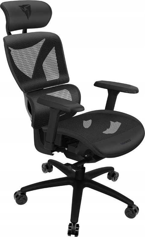 Karrige gaming ThunderX3 XTC Mesh, mekanizëm SYNC5, mbështetëse 3D për duar, e zezë