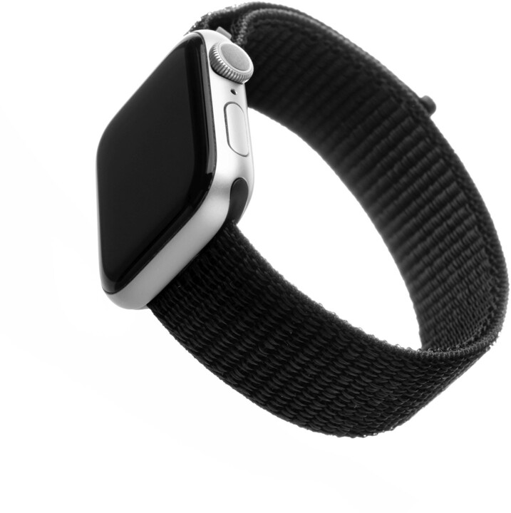 FIXED најлонски ремен за Apple Watch, 42 / 44mm, црна