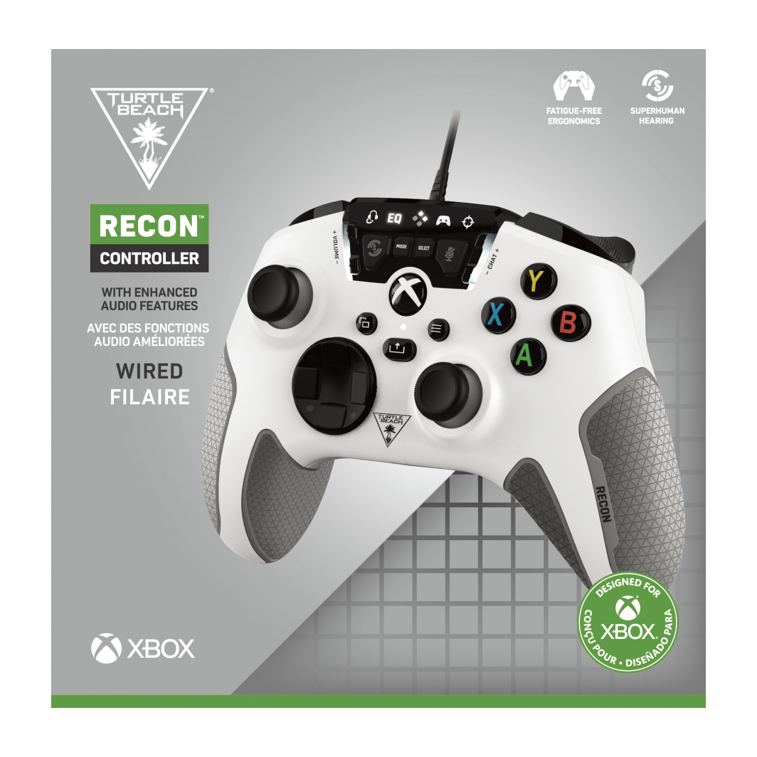 Kontroller Turtle Beach Recon Xbox, me kabllo, i bardhë