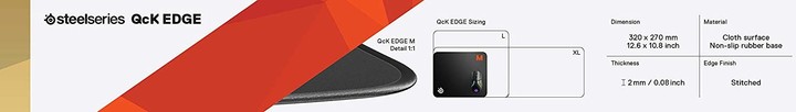 [OUTLET] Mauspad SteelSeries QcK Edge M