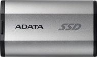 Disk i jashtëm SSD ADATA SD810, 500GB, USB Type C, argjendtë
