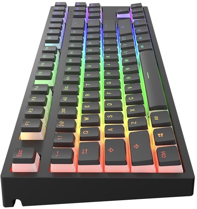 Tastierë Dark Project KD87A Pudding, Gateron Cap Teal, US