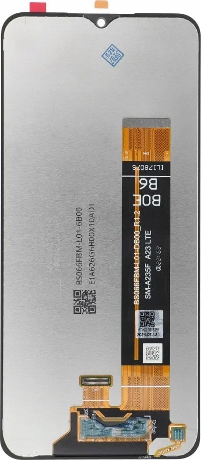 Ekran për telefon Samsung Galaxy A23 4G A235, i ripërpunuar, pa kornizë, i zi