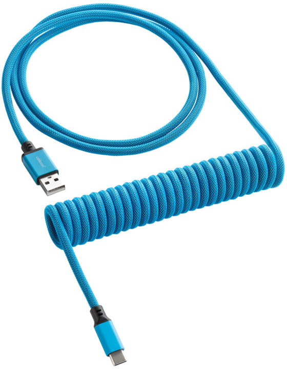 Kabllo spirale CableMod Classic, USB-C/USB-A, 1,5m, bruz