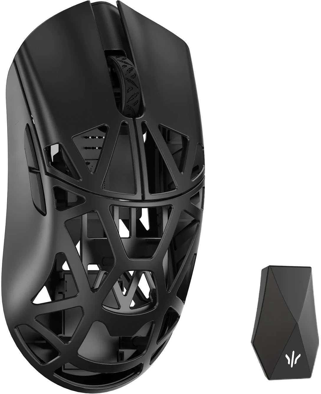 Maus gaming WLMOUSE Beast X Max Solid Sides, pa kabllo, 8000 Hz, i zi