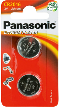 Bateri Panasonic CR-2016 2BP Li