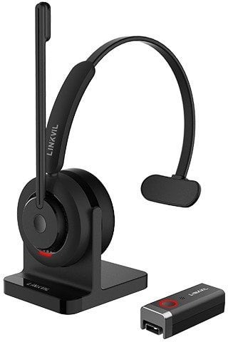 Безжични слушалки Fanvil Linkvil DH301D, DECT, со микрофон, црни