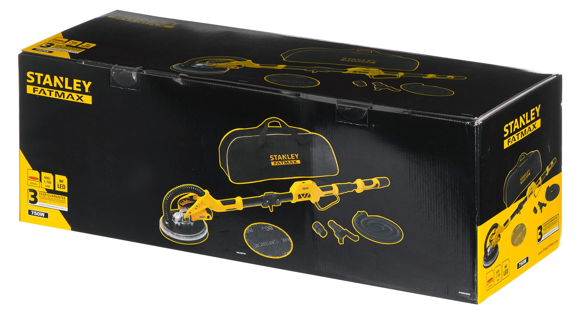 Lëmues muresh Stanley FATMAX SFMEE500S QS, 750W, 225mm, me çantë