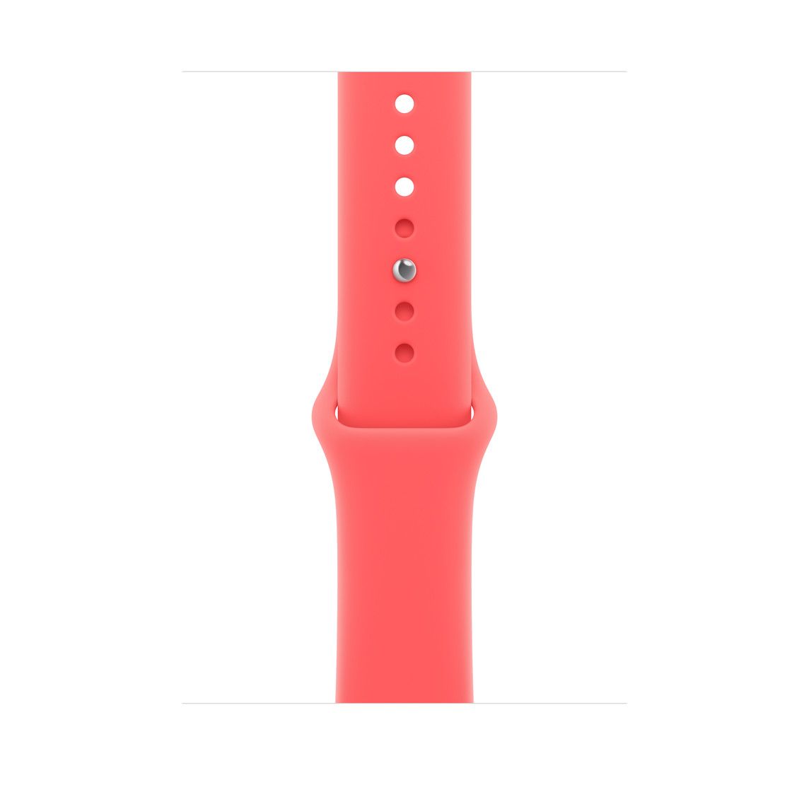 Apple Watch 46mm Sport Band, Bright Guava - M/L (SEASONAL)
