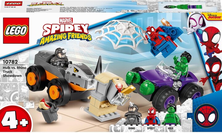 Играчка LEGO Marvel Super Heroes 10782 Hulk vs. Rhino - a duel of jeeps, 110 парчиња