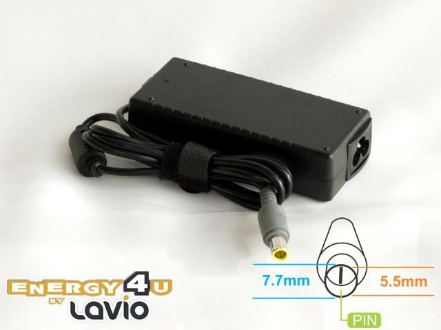 Karikues laptopi Energy4U PA13, 65W, 20V 3.25A, konektor 7.7x5.5mm me PIN, i zi