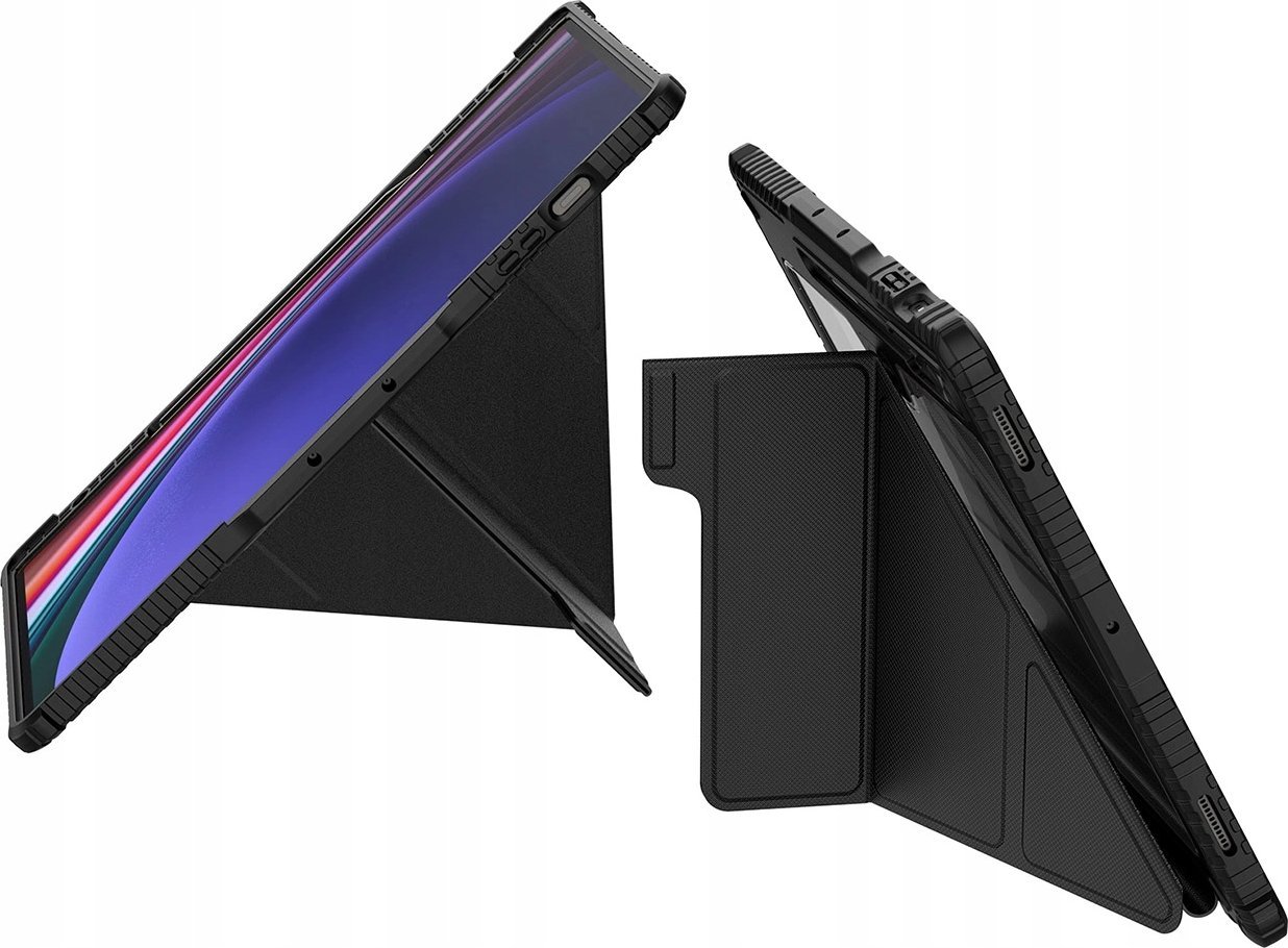 Futrollë Nillkin Bumper Pro për Samsung Galaxy Tab S9+, me mbajtëse, e zezë