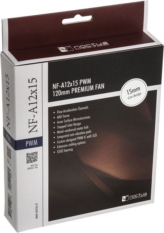 Ftohës Noctua NF-A12x15 PWM, 120 mm