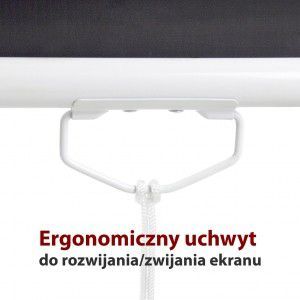 Ekran projektori Art ER M100, manual, Matt White, i bardhë