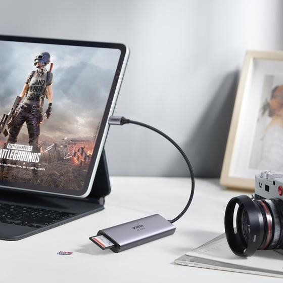 Docking stacion Ugreen UGR1078GRY, USB C 5 në 1, HDMI 4K, gri