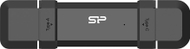 USB флеш диск Silicon Power DS72, 250GB, USB 3.2 Type A и Type C, црн