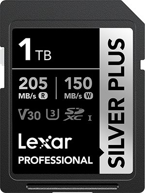 Kartë memorike Lexar Professional SDXC SilverP, 1TB, UHS I
