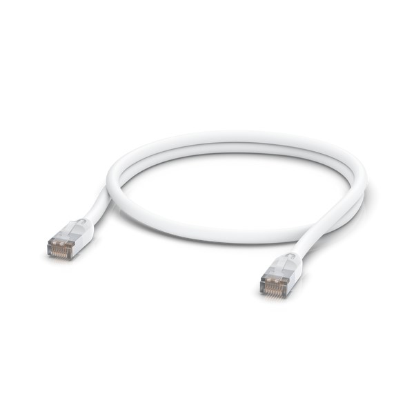 Kabëll rrjeti Ubiquiti UACC-CABLE-PATCH-OUTDOOR-1M-W, Cat5e, 1m, i bardhë