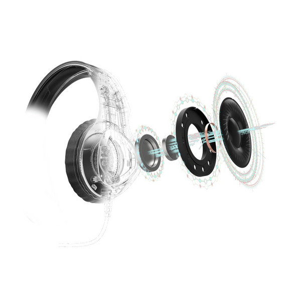 Kufje për lojëra SoundZ 300, 40mm, 2.2m, të zeza