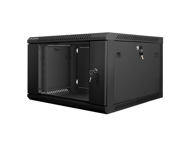 Kabinet muror Lanberg WF01-6606-10B, 19" 6U, 60kg, i zi