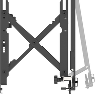 Mbajtëse murale për video wall Vision VFM-VW6X4/2, 2.18 m, e zezë
