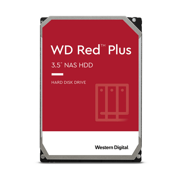 Hard Disk Western Digital WD Red Plus WD60EFZX, 6TB, 3.5", 5640RPM, 128MB Cache, SATA 6Gb/s, i kuq