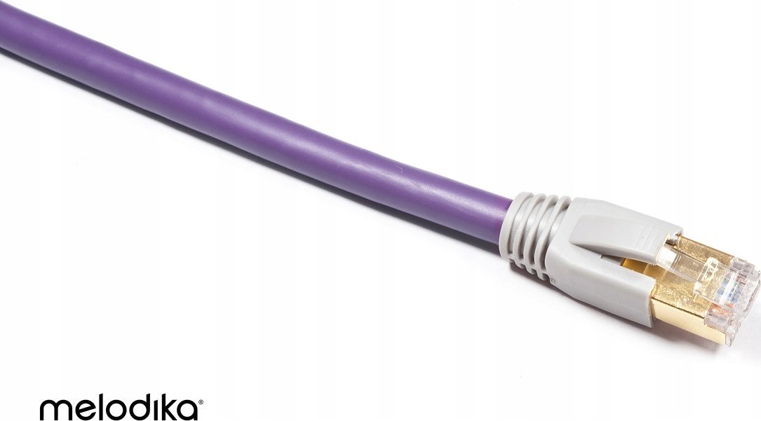 Kабел за мрежа Melodika MDLAN100, Ethernet Cat 6e, 10 m, сив