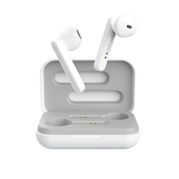 Dëgjuese Trust Primo, True Wireless Stereo (TWS), të bardha