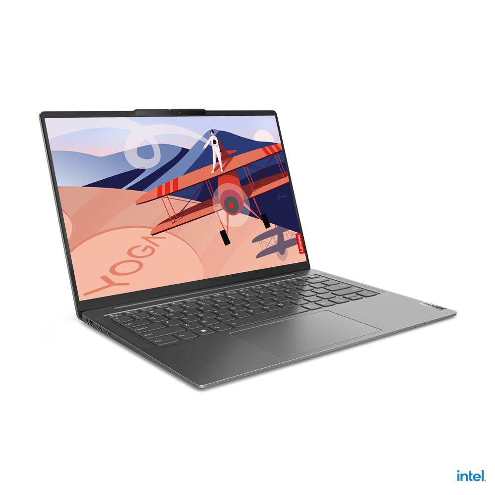 Laptop Lenovo Yoga Slim, 14", Intel i7-1260P, 16 GB RAM, 512 GB SSD, i hirtë