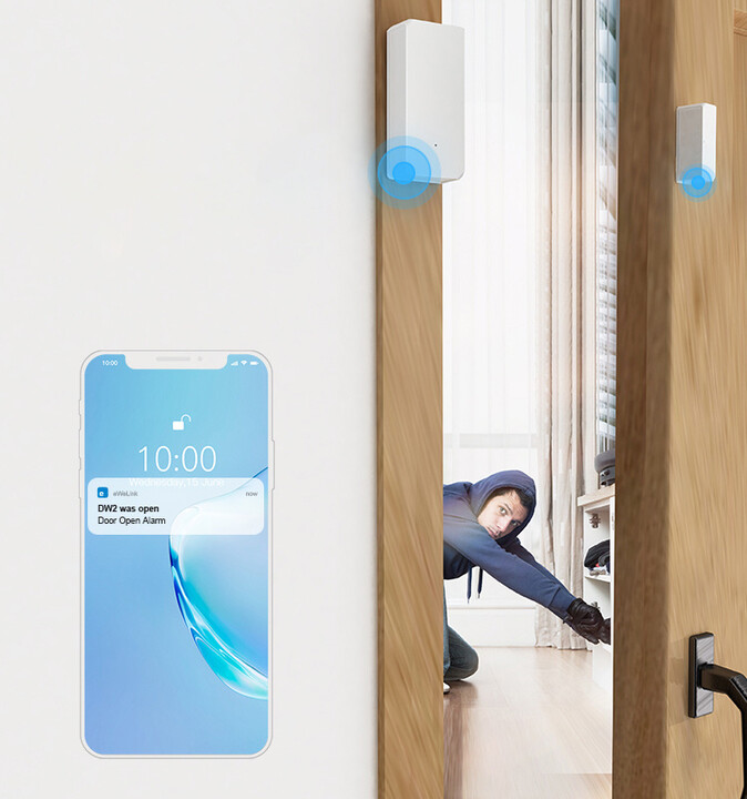 Detektor për dyer dhe dritare Sonoff DW2 RF433MHz