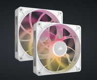 Ventilator CORSAIR iCUE LINK RX140 MAX RGB, 140mm, 1600 RPM, kit fillestar, i bardhë