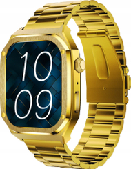 Smartwatch Maxcom FW65 Iron S Gold, 1.95", rezistent ndaj ujit, ngjyrë ari