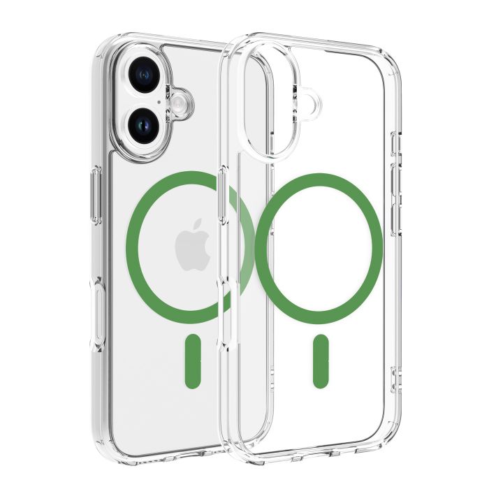 Dviced MagSafe iPhone 16 Clear Case, Green