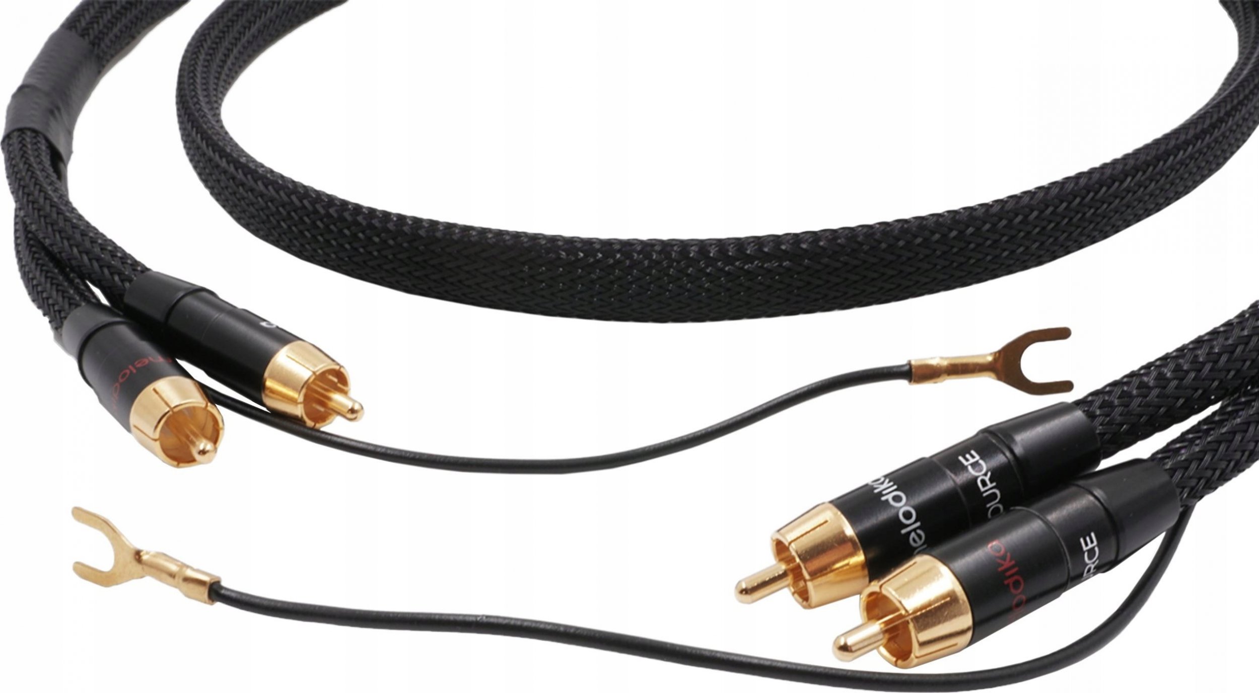 Kabllo audio Melodika MDPHD20 Phono, 2xRCA në 2xRCA, 2.0m, me tokëzim