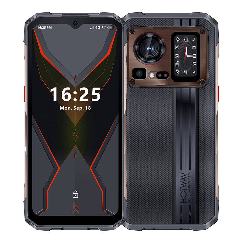 Telefoni i fortë HOTWAV Cyber 15, 6.6" FHD+ 120Hz, 24GB 256GB, i zi
