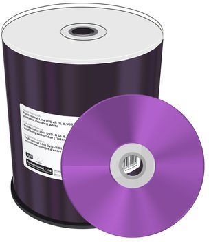 Disk optik MediaRange DVD+R Professional, 8x, printim i plotë, paketim 100 copë