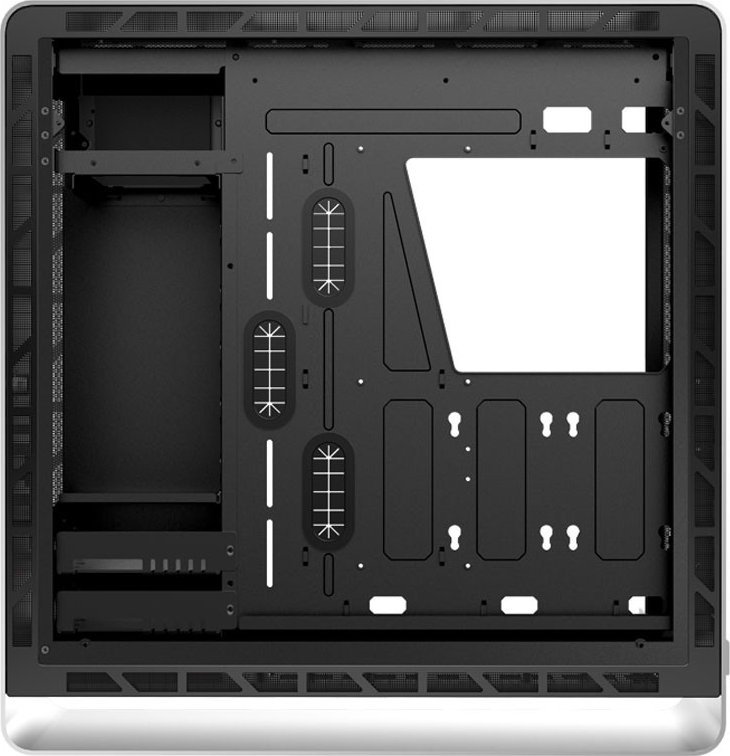 Куќиште за компјутер Jonsbo UMX6S, сребрена, Full Tower