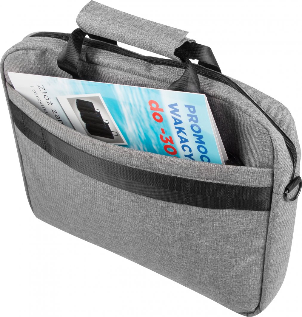 Çantë Natec MUSTELA 15.6 '' (NTO-0766), e hirtë