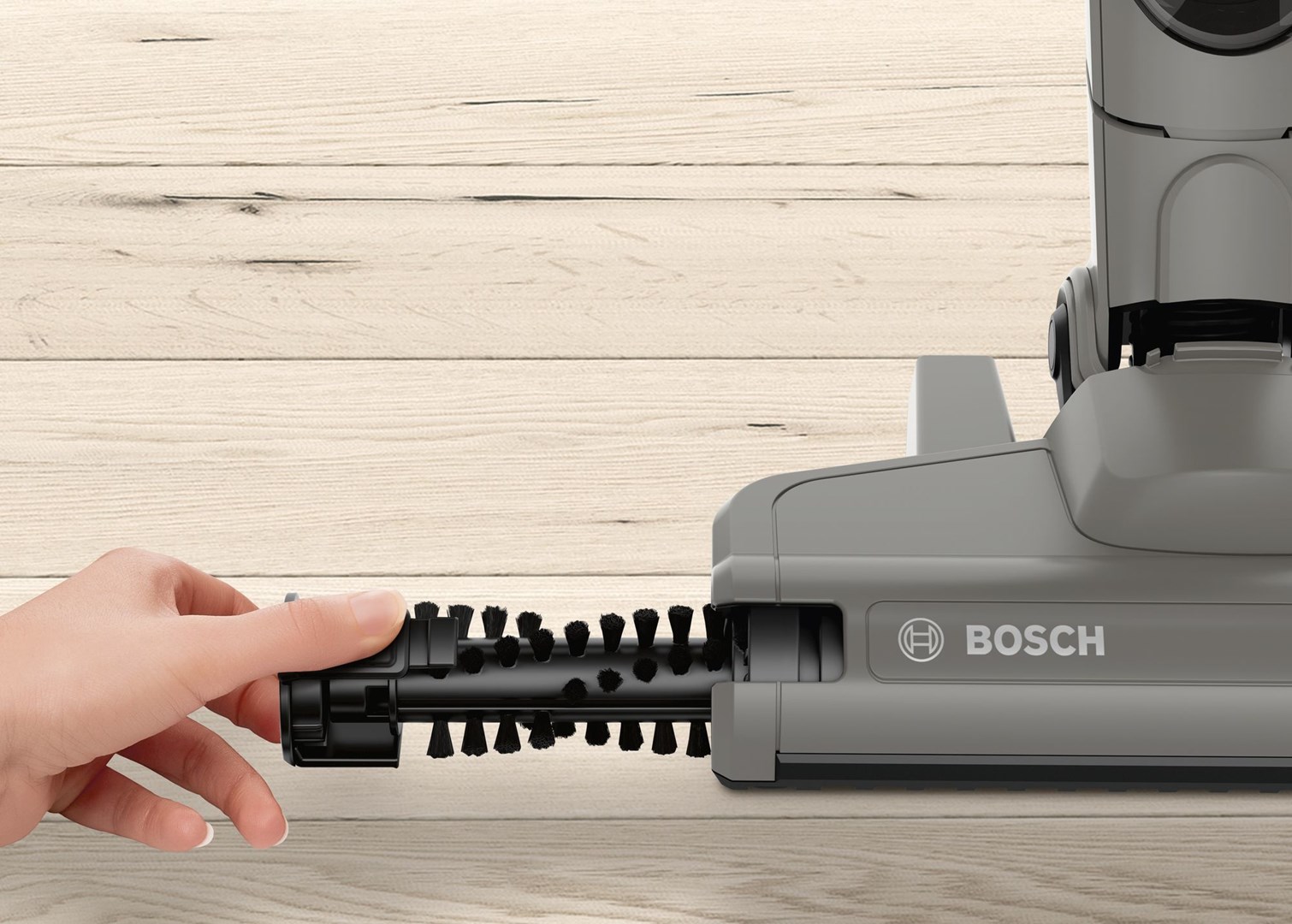 Fshesë vertikale pa kabllo Bosch Readyy'y BBHF214G, 35 min punë, rreth 2 kg, gri