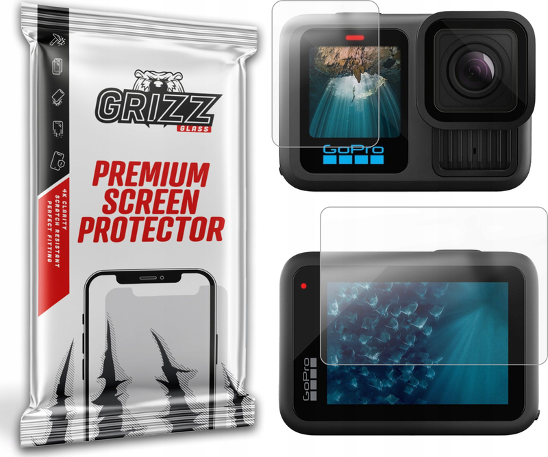 Folie mbrojtëse Grizz PaperScreen për GoPro Hero 13, anti-gërvishtje, anti-fingerprint, mat
