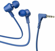 Kufje in ear Hoco M86, me kabllo, lidhje 3.5mm, blu