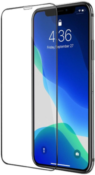 Set xhami mbrojtës Hoco HD, 25 copë, për iPhone 11 Pro Max dhe XS Max, me kornizë të zezë