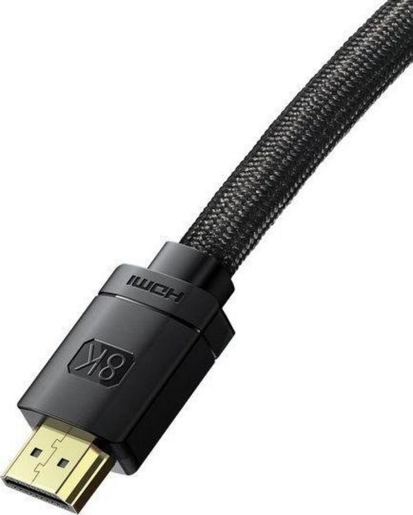 Kabllo HDMI Baseus 2.1, 8K, 1 m, i zi