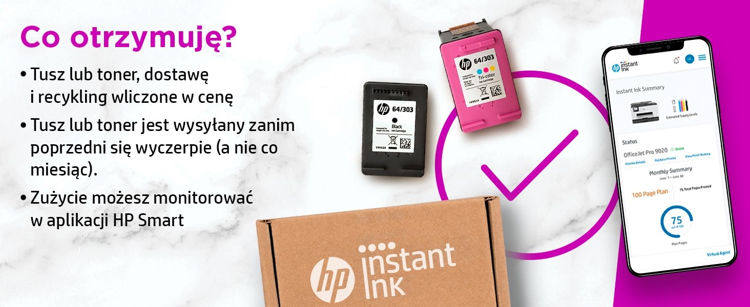 Printer multifunksional HP OfficeJet Pro 9012e, Inkjet termal, i zi